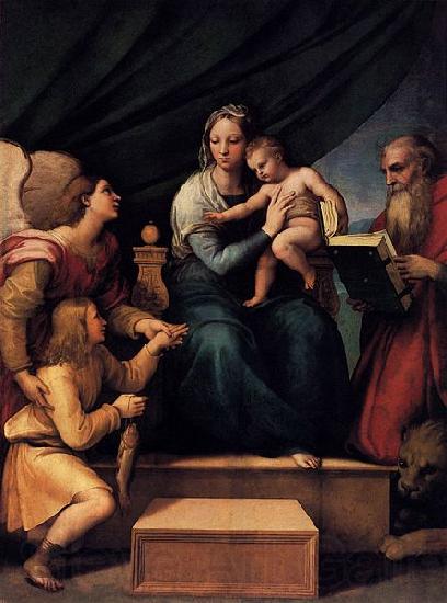 RAFFAELLO Sanzio Madonna with the Fish Germany oil painting art